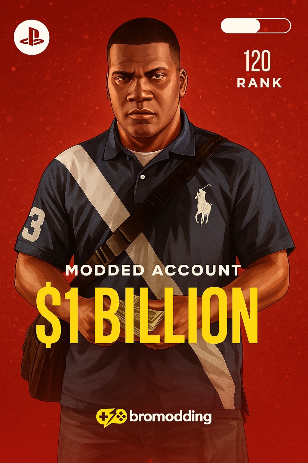 $1 Billion, 120 Rank Modded Account (PS5/PS4)